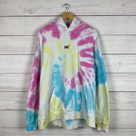 H4X Gaming Tie Dye Hoodie XL - Picture 1 of 5